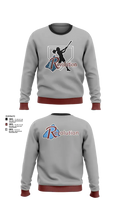 Revolution Delco 14U White 16539656 Crew Neck Sweatshirt - 6
