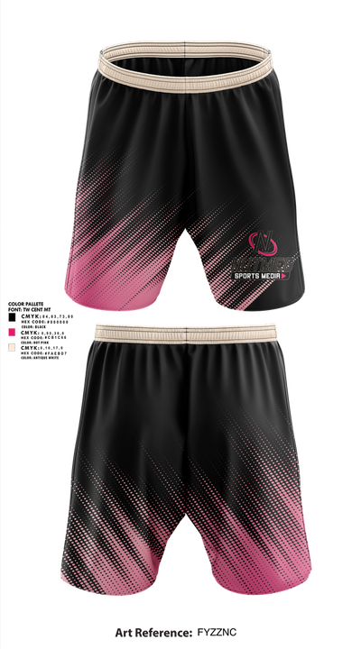 Nutmeg Sports Media 73621581 Athletic Shorts With Pockets - 2