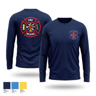 Long Sleeve Performance Shirt, East Allen, Fire Department, Teamtime, Team time, sublimation, custom sports apparel, team uniforms, spirit wear, spiritwear, sports uniforms, custom shirts, team store, custom team store, fundraiser sports, apparel fundraiser
