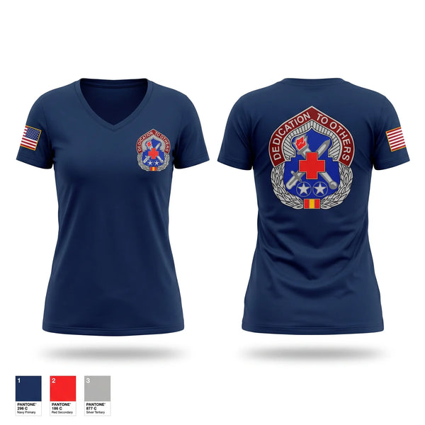 Womens Short Sleeve Vneck Shirt, MACH, Army, Teamtime, Team time, sublimation, custom sports apparel, team uniforms, spirit wear, spiritwear, sports uniforms, custom shirts, team store, custom team store, fundraiser sports, apparel fundraiser