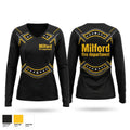 Milford fire department Women's Long Sleeve V-neck Shirt - 1