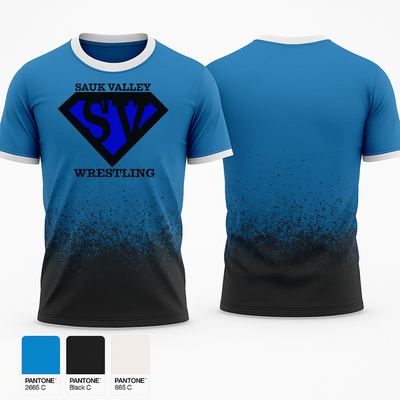 Sauk Valley Wrestling Club 85536516 Short Sleeve Performance Shirt - 1