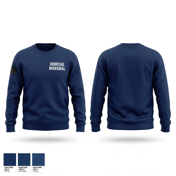 Crew Neck Sweatshirt, Judicial Marshal, Police, Teamtime, Team time, sublimation, custom sports apparel, team uniforms, spirit wear, spiritwear, sports uniforms, custom shirts, team store, custom team store, fundraiser sports, apparel fundraiser