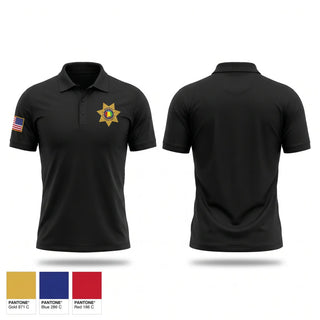 Short Sleeve Performance Polo, Calhoun County Sheriff's Office, Police, Teamtime, Team time, sublimation, custom sports apparel, team uniforms, spirit wear, spiritwear, sports uniforms, custom shirts, team store, custom team store, fundraiser sports, apparel fundraiser