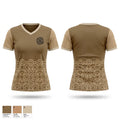 Wolves 48916731 Women's Short Sleeve V-neck Shirt - 1