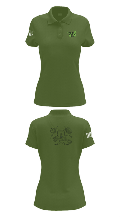 704th Chem Co 57484500 Women's Short Sleeve Performance Polo  - 55