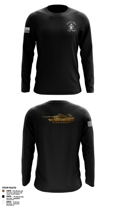 Death Row Platoon, Tomahawk Troop, 5/4 CAV, 2ABCT, 1ID 66483153 Long Sleeve Performance Shirt 3