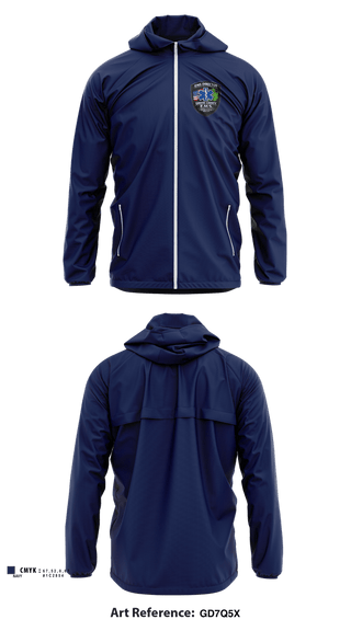 Windbreaker, Greene County EMS, EMS/EMT, Teamtime, Team time, sublimation, custom sports apparel, team uniforms, spirit wear, spiritwear, sports uniforms, custom shirts, team store, custom team store, fundraiser sports, apparel fundraiser