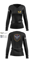 US Army Special Victims’ Counsel 25692350 Women's Long Sleeve V-neck Shirt - 5