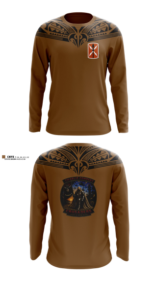 Long Sleeve Performance Shirt, Crusaders, Army, Teamtime, Team time, sublimation, custom sports apparel, team uniforms, spirit wear, spiritwear, sports uniforms, custom shirts, team store, custom team store, fundraiser sports, apparel fundraiser