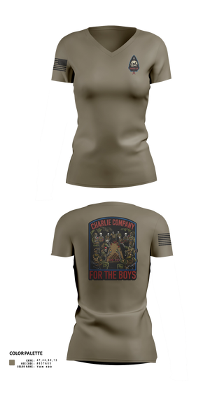 Womens Short Sleeve Vneck Shirt, Logistics & Infrastructure, Army, Teamtime, Team time, sublimation, custom sports apparel, team uniforms, spirit wear, spiritwear, sports uniforms, custom shirts, team store, custom team store, fundraiser sports, apparel fundraiser