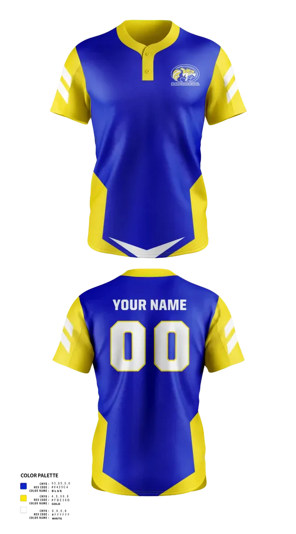 Two Button Softball Jersey, Bland High School Softball, Softball, Teamtime, Team time, sublimation, custom sports apparel, team uniforms, spirit wear, spiritwear, sports uniforms, custom shirts, team store, custom team store, fundraiser sports, apparel fundraiser