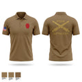 A Battery 1-108th Field Artillery Short Sleeve Performance Polo - 1