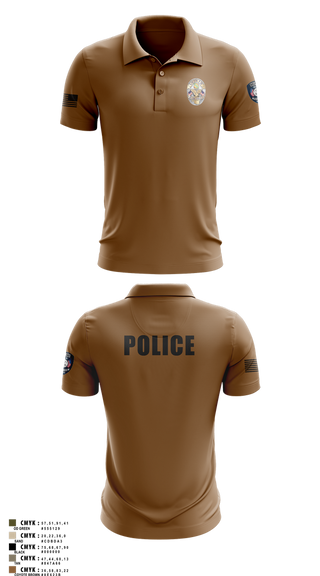 Short Sleeve Performance Polo, Miami Police Department, , Teamtime, Team time, sublimation, custom sports apparel, team uniforms, spirit wear, spiritwear, sports uniforms, custom shirts, team store, custom team store, fundraiser sports, apparel fundraiser