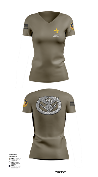 Womens Short Sleeve Vneck Shirt, ARCC, Army, Teamtime, Team time, sublimation, custom sports apparel, team uniforms, spirit wear, spiritwear, sports uniforms, custom shirts, team store, custom team store, fundraiser sports, apparel fundraiser