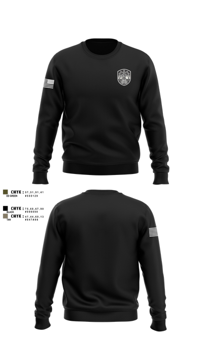 Bradenton PD Swat 16994731 Crew Neck Sweatshirt - 100
