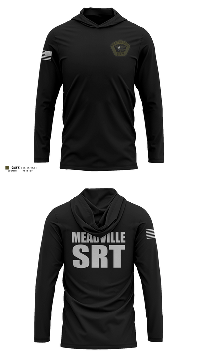 Meadville SRT 57594124 Long Sleeve Performance Shirt with hood - 12