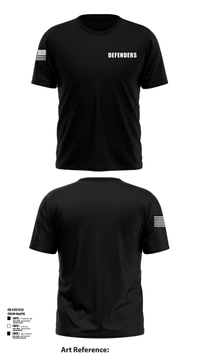 Defenders 3474605 Short Sleeve Performance Shirt - 101