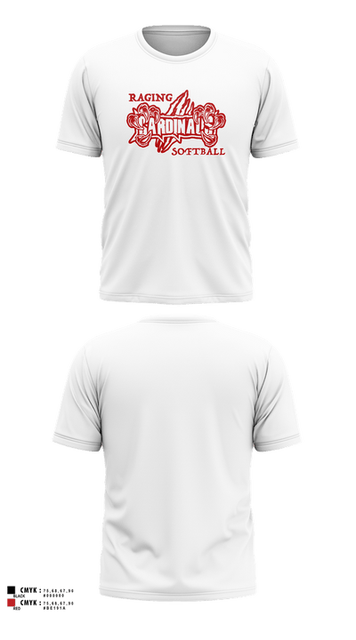 Raging Cardinals 3214463 Short Sleeve Performance Shirt - 3