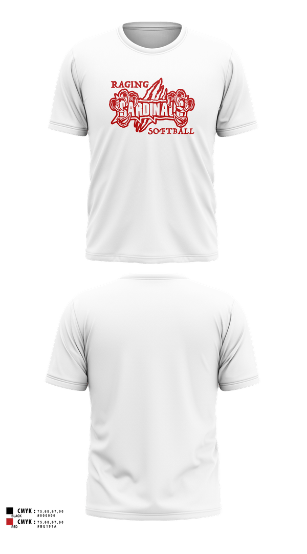 Short Sleeve Performance Shirt, Raging Cardinals, Softball, Teamtime, Team time, sublimation, custom sports apparel, team uniforms, spirit wear, spiritwear, sports uniforms, custom shirts, team store, custom team store, fundraiser sports, apparel fundraiser