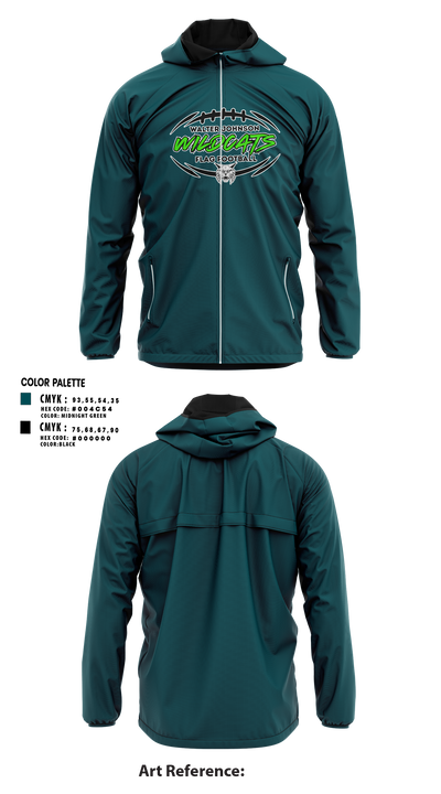 Walter Johnson High School Wildcats 54894865 Windbreaker - 6