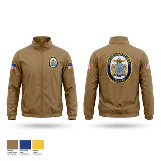 Windbreaker, Thomas Hudner, Navy, Teamtime, Team time, sublimation, custom sports apparel, team uniforms, spirit wear, spiritwear, sports uniforms, custom shirts, team store, custom team store, fundraiser sports, apparel fundraiser
