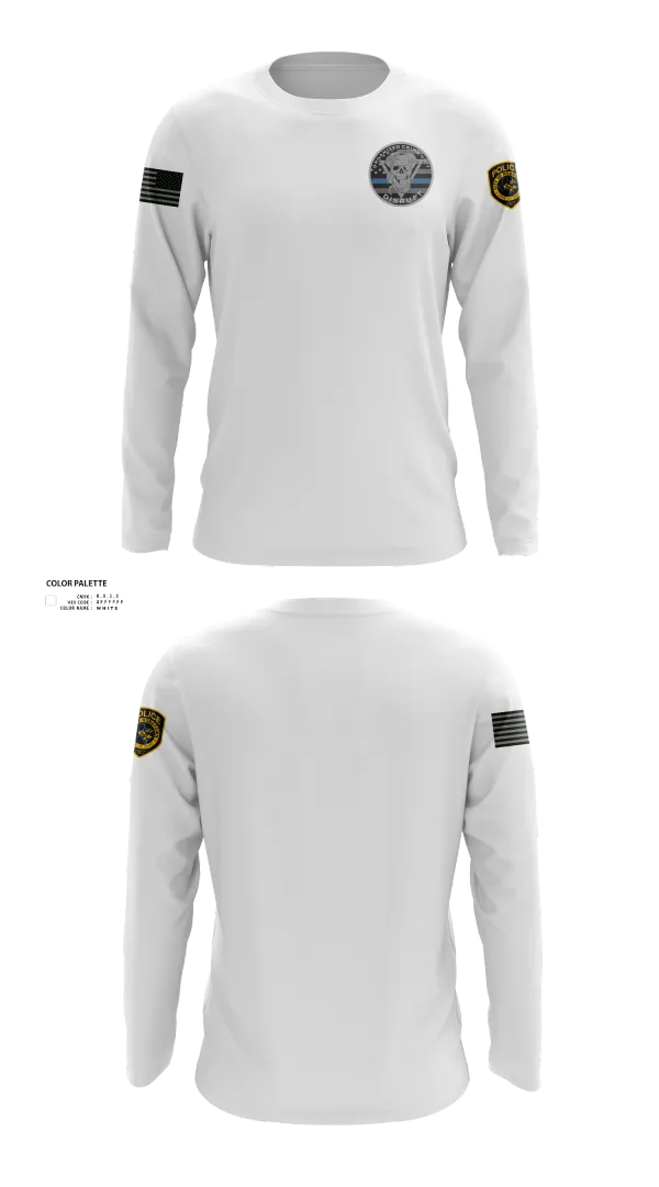 Long Sleeve Performance Shirt, Robstown Police Department, Police, Teamtime, Team time, sublimation, custom sports apparel, team uniforms, spirit wear, spiritwear, sports uniforms, custom shirts, team store, custom team store, fundraiser sports, apparel fundraiser