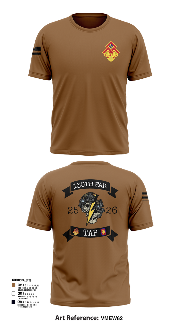 Short Sleeve Performance Shirt, 130th FAB Target Acquisition Platoon, , Teamtime, Team time, sublimation, custom sports apparel, team uniforms, spirit wear, spiritwear, sports uniforms, custom shirts, team store, custom team store, fundraiser sports, apparel fundraiser