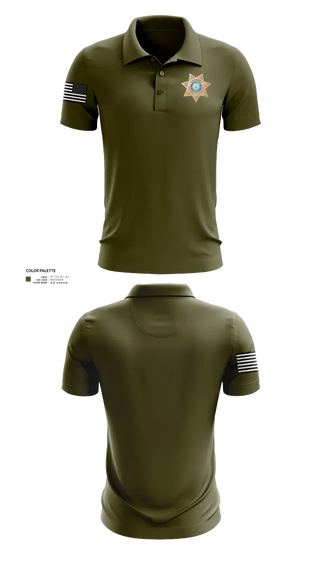 Short Sleeve Performance Polo, Pottawattamie County Sheriff's Office, Police, Teamtime, Team time, sublimation, custom sports apparel, team uniforms, spirit wear, spiritwear, sports uniforms, custom shirts, team store, custom team store, fundraiser sports, apparel fundraiser