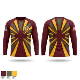Long Sleeve Performance Shirt, 528th Hospital Center, Army, Teamtime, Team time, sublimation, custom sports apparel, team uniforms, spirit wear, spiritwear, sports uniforms, custom shirts, team store, custom team store, fundraiser sports, apparel fundraiser