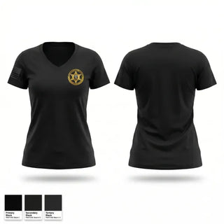 Womens Short Sleeve Vneck Shirt, Pulaski County Sheriff’s Office, Police, Teamtime, Team time, sublimation, custom sports apparel, team uniforms, spirit wear, spiritwear, sports uniforms, custom shirts, team store, custom team store, fundraiser sports, apparel fundraiser