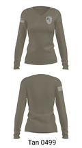 Dagsboro Police Department  Women's Long Sleeve V-neck Shirt - 11