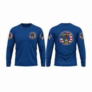 Long Sleeve Performance Shirt, St. Cloud Police K-9, Police, Teamtime, Team time, sublimation, custom sports apparel, team uniforms, spirit wear, spiritwear, sports uniforms, custom shirts, team store, custom team store, fundraiser sports, apparel fundraiser