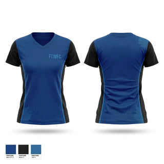 Womens Short Sleeve Vneck Shirt, FTWFC, Men's Soccer, Teamtime, Team time, sublimation, custom sports apparel, team uniforms, spirit wear, spiritwear, sports uniforms, custom shirts, team store, custom team store, fundraiser sports, apparel fundraiser