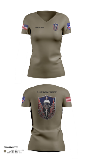 Womens Short Sleeve Vneck Shirt, 11th ADSB, Army, Teamtime, Team time, sublimation, custom sports apparel, team uniforms, spirit wear, spiritwear, sports uniforms, custom shirts, team store, custom team store, fundraiser sports, apparel fundraiser