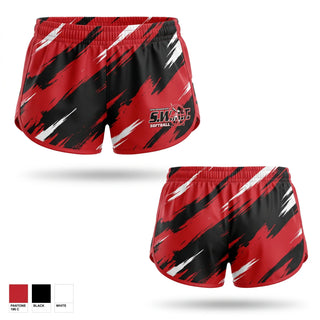 Womens Shorts, S.W.A.T., Softball, Teamtime, Team time, sublimation, custom sports apparel, team uniforms, spirit wear, spiritwear, sports uniforms, custom shirts, team store, custom team store, fundraiser sports, apparel fundraiser