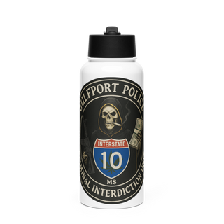 Luis 93702159 Stainless Steel Water Bottle with a Straw Lid