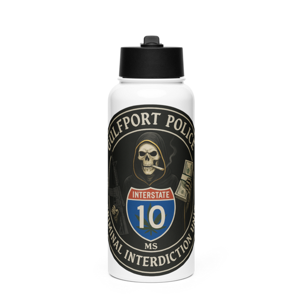 Luis 93702159 Stainless Steel Water Bottle with a Straw Lid