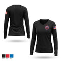 Merino Volunteer Fire Department Women's Long Sleeve V-neck Shirt - 1