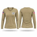 Carter County Sheriff's Office Women's Long Sleeve V-neck Shirt - 1