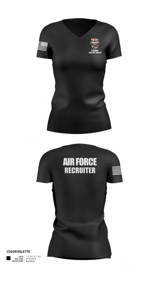 Womens Short Sleeve Vneck Shirt, 336 RCS F Flight, , Teamtime, Team time, sublimation, custom sports apparel, team uniforms, spirit wear, spiritwear, sports uniforms, custom shirts, team store, custom team store, fundraiser sports, apparel fundraiser