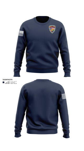 Crew Neck Sweatshirt, St. Boni, Fire Department, Teamtime, Team time, sublimation, custom sports apparel, team uniforms, spirit wear, spiritwear, sports uniforms, custom shirts, team store, custom team store, fundraiser sports, apparel fundraiser