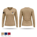 MDWG Group 1 Women's Long Sleeve V-neck Shirt - 1
