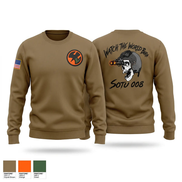 Crew Neck Sweatshirt, 8 SOS, Air Force, Teamtime, Team time, sublimation, custom sports apparel, team uniforms, spirit wear, spiritwear, sports uniforms, custom shirts, team store, custom team store, fundraiser sports, apparel fundraiser