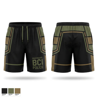 Athletic Shorts With Pockets, Providence Police BCI, Police, Teamtime, Team time, sublimation, custom sports apparel, team uniforms, spirit wear, spiritwear, sports uniforms, custom shirts, team store, custom team store, fundraiser sports, apparel fundraiser