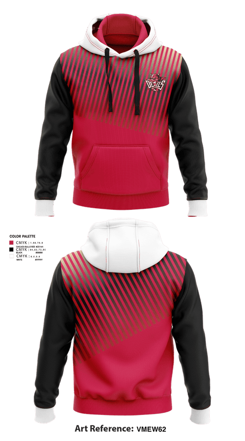 Hoodie, Red Springs Red Devils, Women's Basketball, Teamtime, Team time, sublimation, custom sports apparel, team uniforms, spirit wear, spiritwear, sports uniforms, custom shirts, team store, custom team store, fundraiser sports, apparel fundraiser
