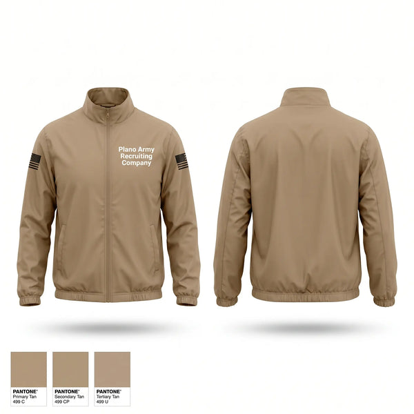 Windbreaker, Plano Army Recruiting Company, Army, Teamtime, Team time, sublimation, custom sports apparel, team uniforms, spirit wear, spiritwear, sports uniforms, custom shirts, team store, custom team store, fundraiser sports, apparel fundraiser
