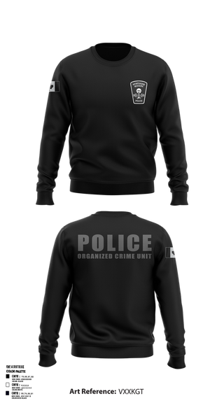 Crew Neck Sweatshirt, , Police, Teamtime, Team time, sublimation, custom sports apparel, team uniforms, spirit wear, spiritwear, sports uniforms, custom shirts, team store, custom team store, fundraiser sports, apparel fundraiser