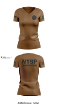 NYSP Communications Women's Short Sleeve V-neck Shirt - 11