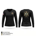 WCEMS Women's Long Sleeve V-neck Shirt - 1